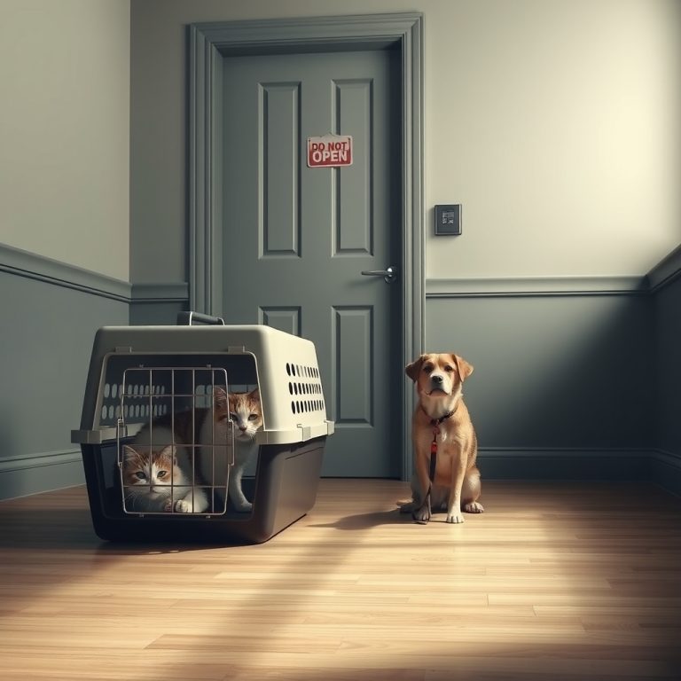 El día de la mudanza, ¿dónde van las mascotas?