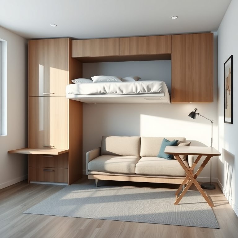 El error de subestimar los muebles multifuncionales al decorar un departamento